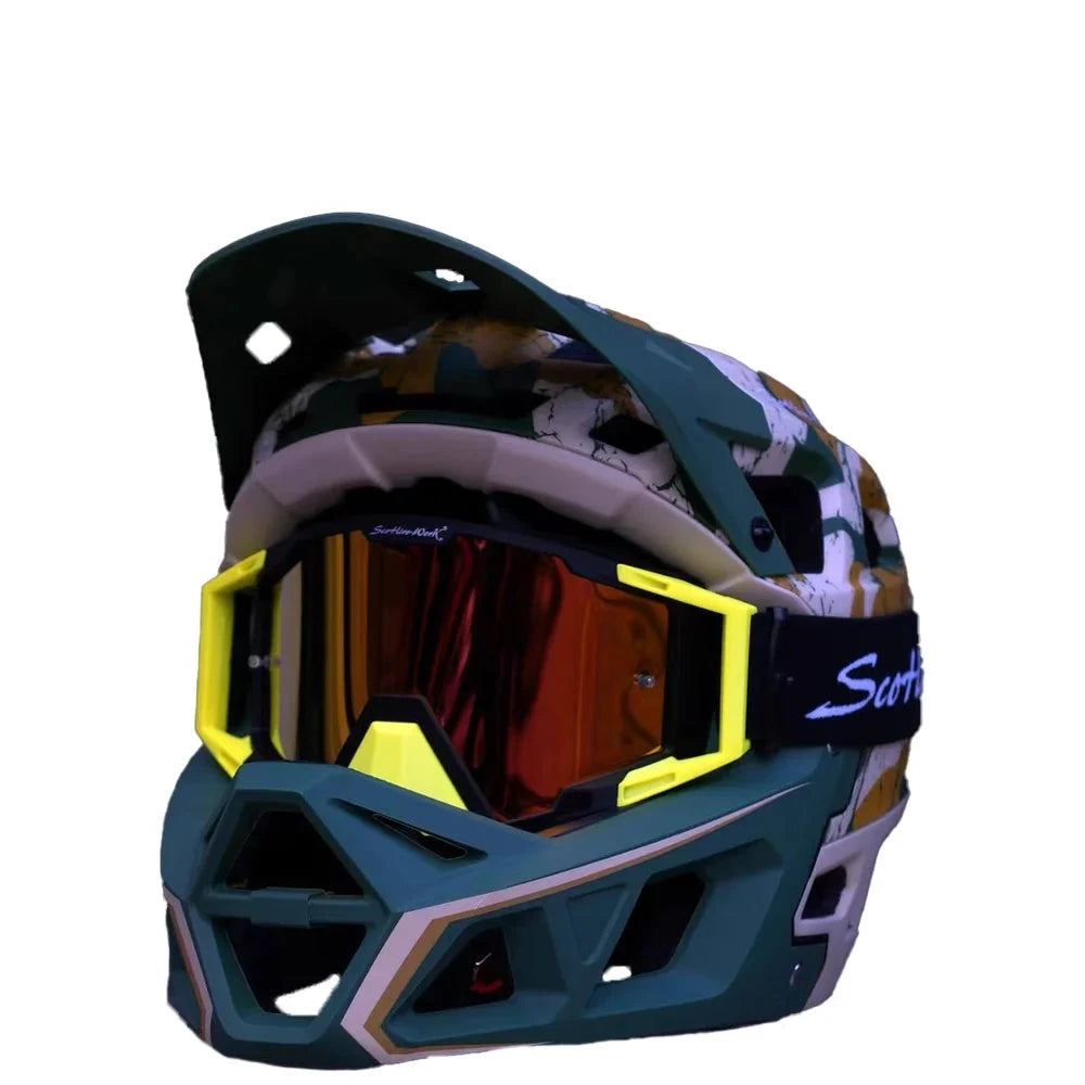 Capacete de Ciclismo MTB Full Face | Ultralight, Motocross