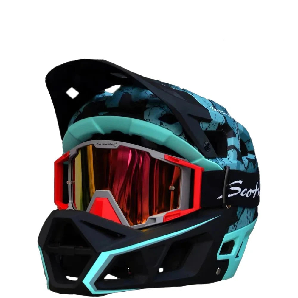 Capacete de Ciclismo MTB Full Face | Ultralight, Motocross