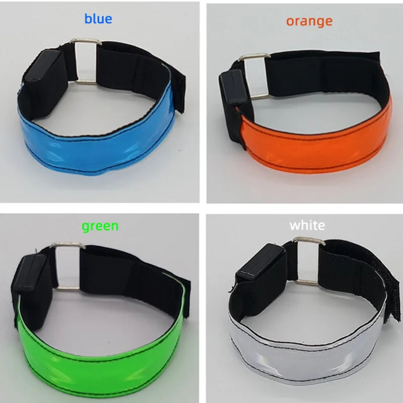 Pulseira Luminosa LED | Bracelete Esportivo para Corrida Noturna