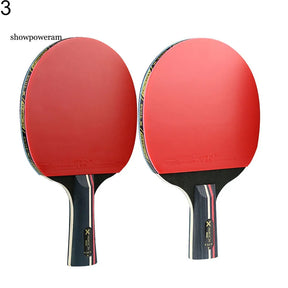 Conjunto de 2 Raquetes para Ping Pong/Iniciantes em Tênis de Mesa Profissional Com Autorização ITTF