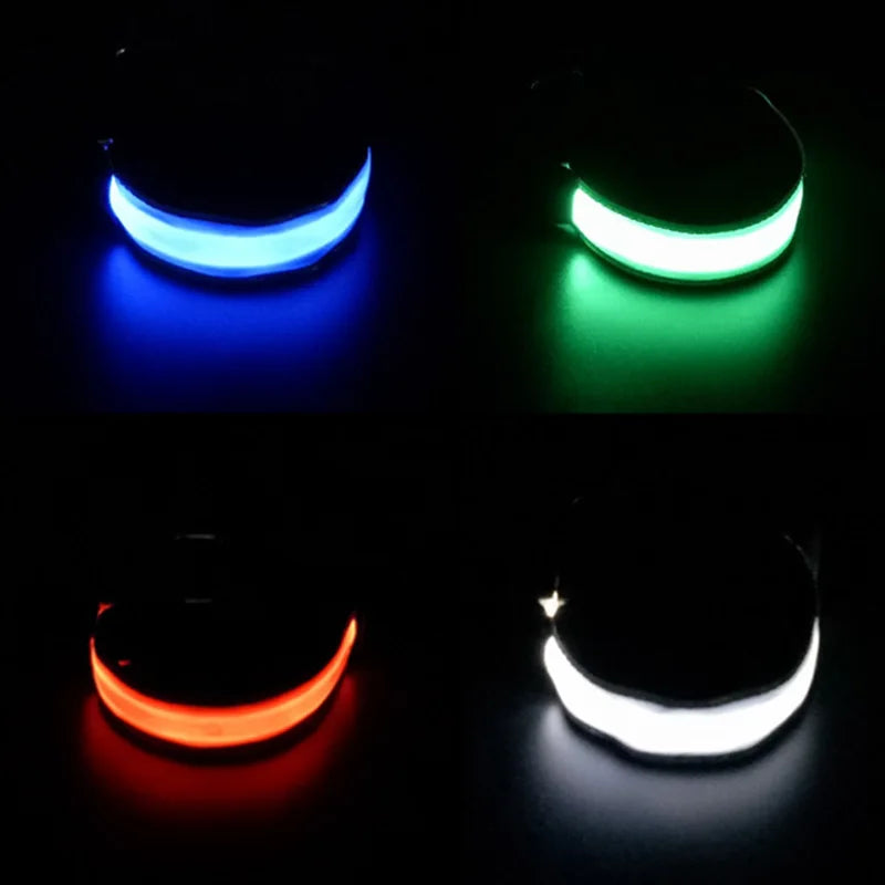 Pulseira Luminosa LED | Bracelete Esportivo para Corrida Noturna