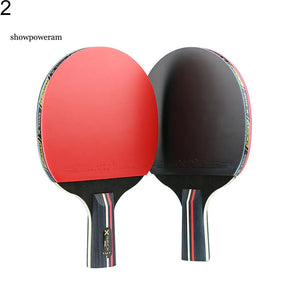 Conjunto de 2 Raquetes para Ping Pong/Iniciantes em Tênis de Mesa Profissional Com Autorização ITTF