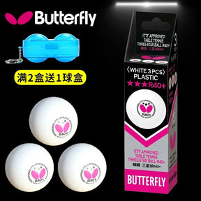 Bolas de Tênis de Mesa Butterfly 3 Estrelas Domésticas Atualizadas R40+ Marca Butterfly Bolas de Competição Internacional