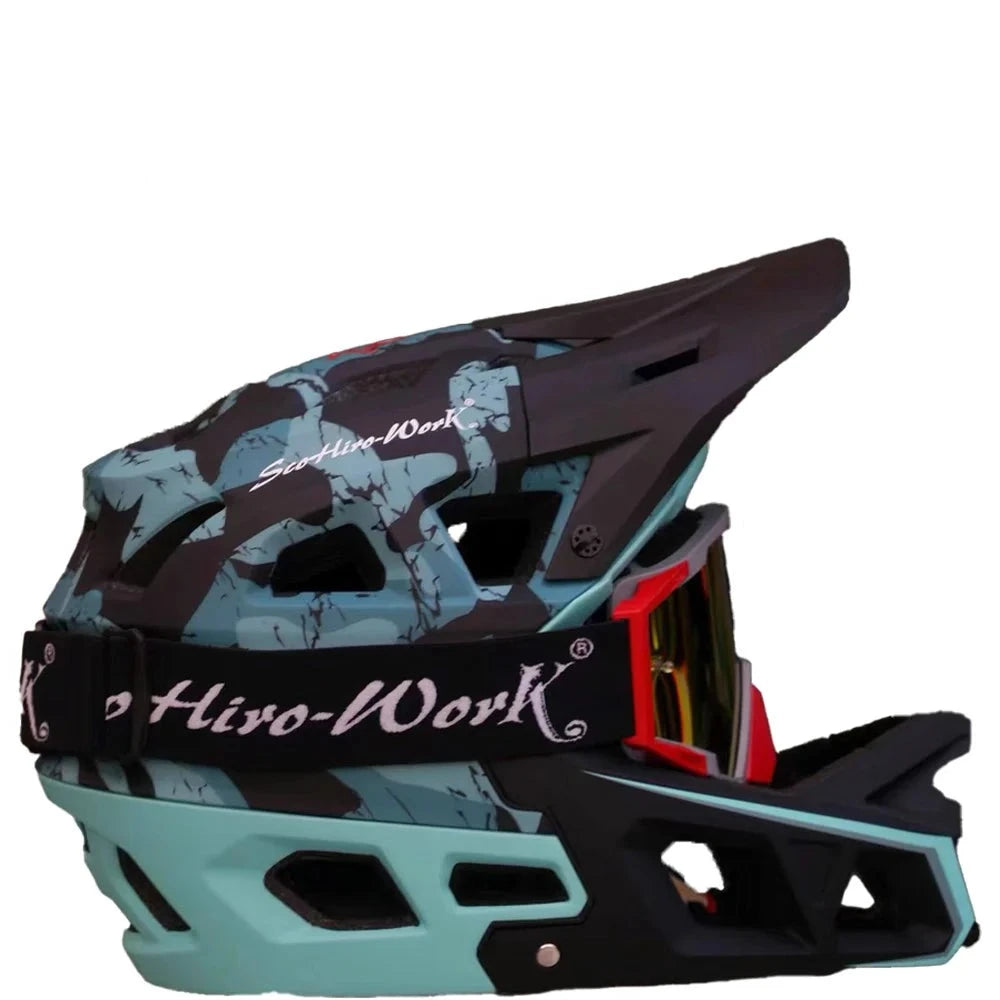 Capacete de Ciclismo MTB Full Face | Ultralight, Motocross