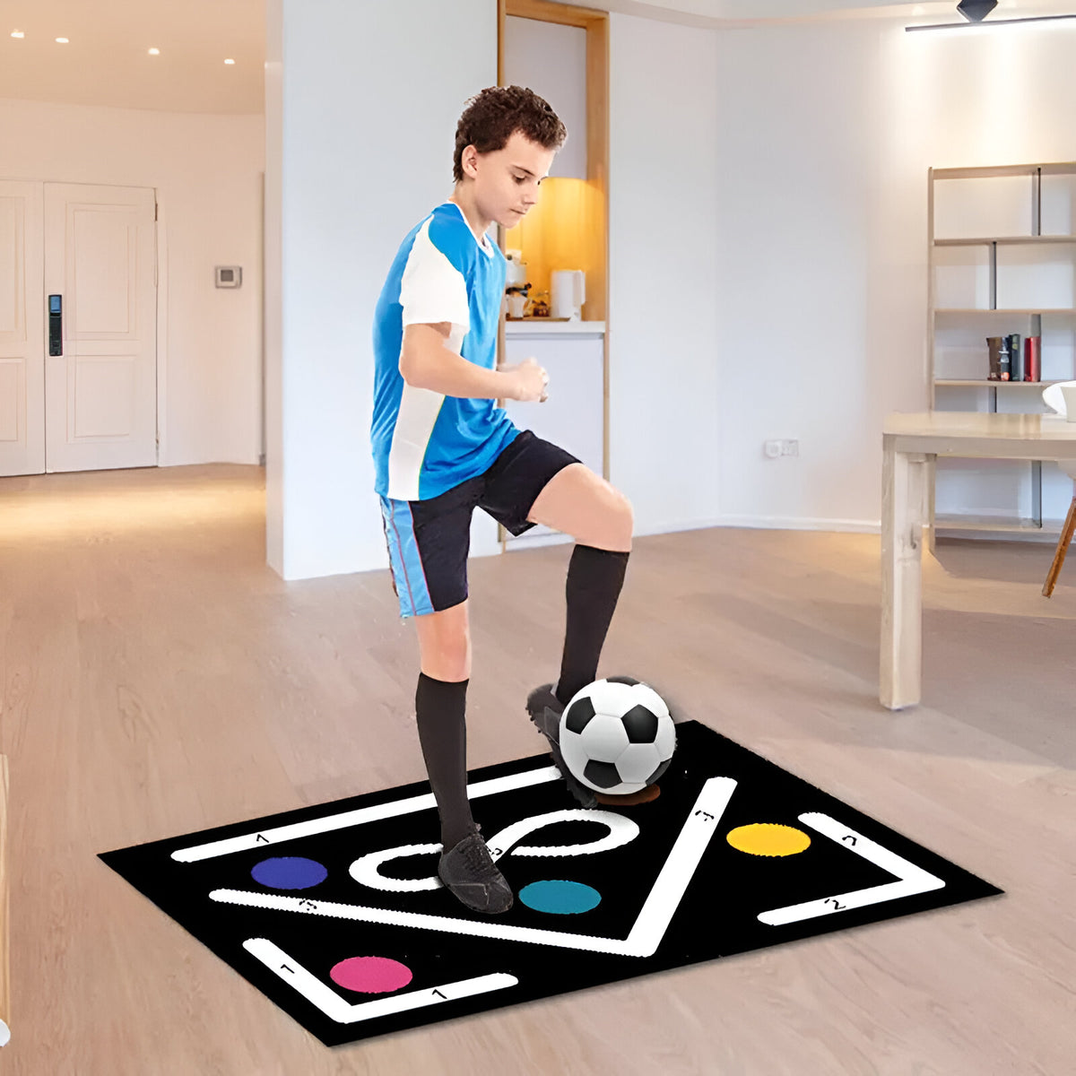 Tapete SoccerPro Mat | Tapete de Treinamento | Antiderrapante, Controle de Bola e Dribles